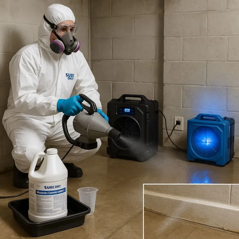 Sanitization and Odor Removal process in Hampden Sydney, VA