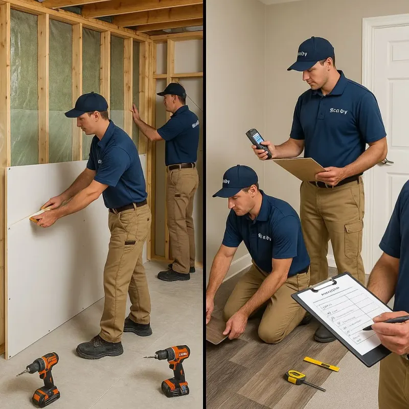 Repairs and Reconstruction process in Hampden Sydney, VA
